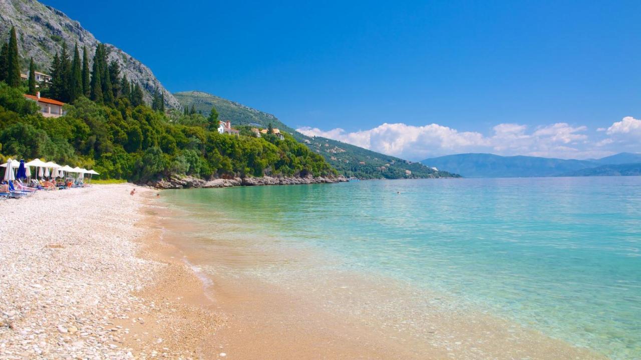 Corfu Sea View Villa - Aurora Barbati Exteriör bild