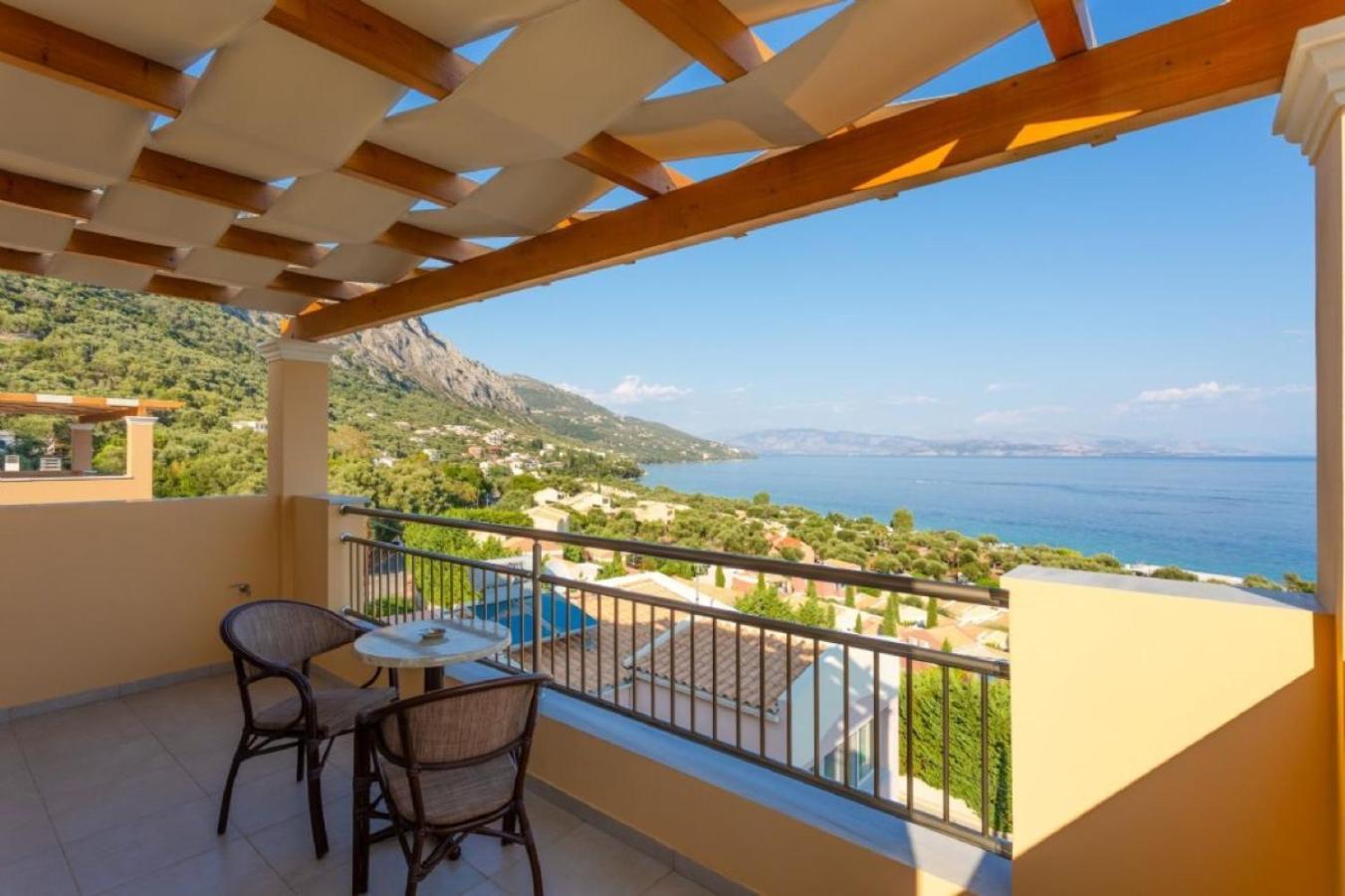 Corfu Sea View Villa - Aurora Barbati Exteriör bild