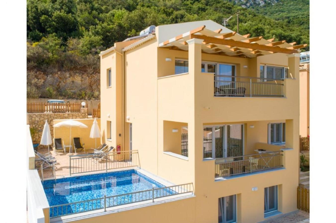 Corfu Sea View Villa - Aurora Barbati Exteriör bild