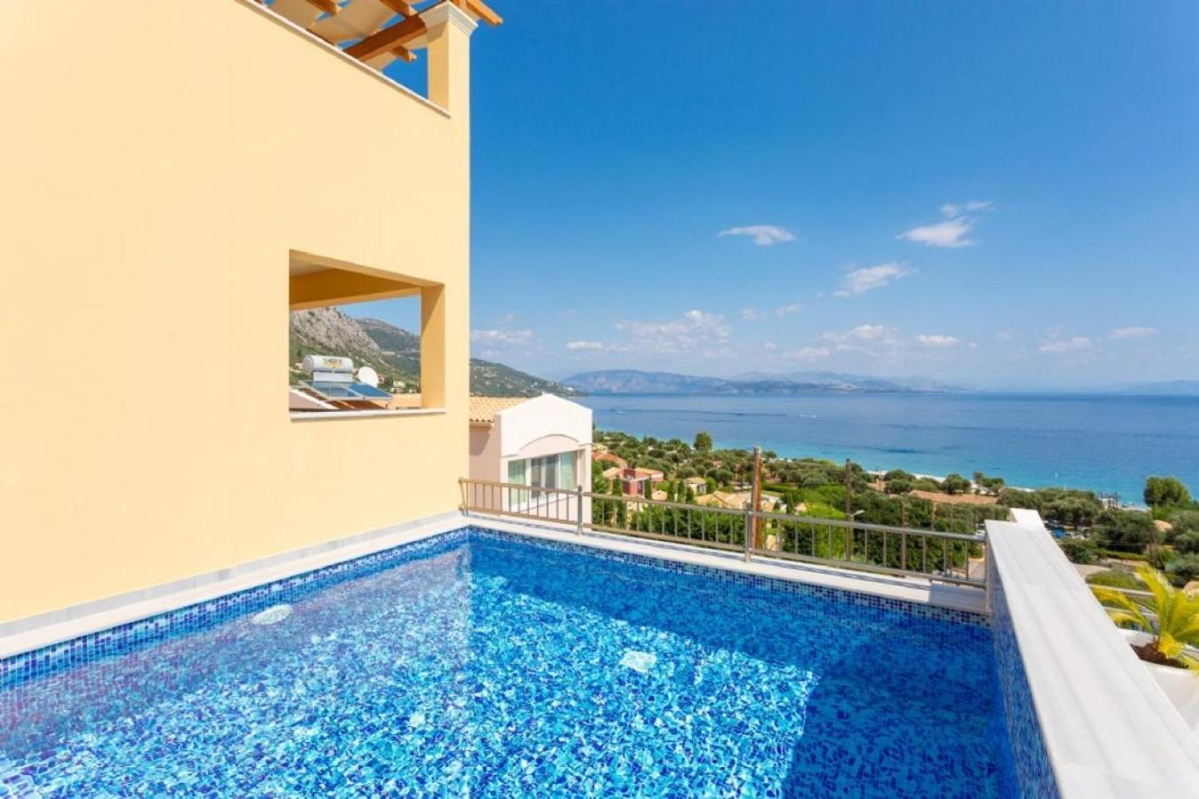Corfu Sea View Villa - Aurora Barbati Exteriör bild