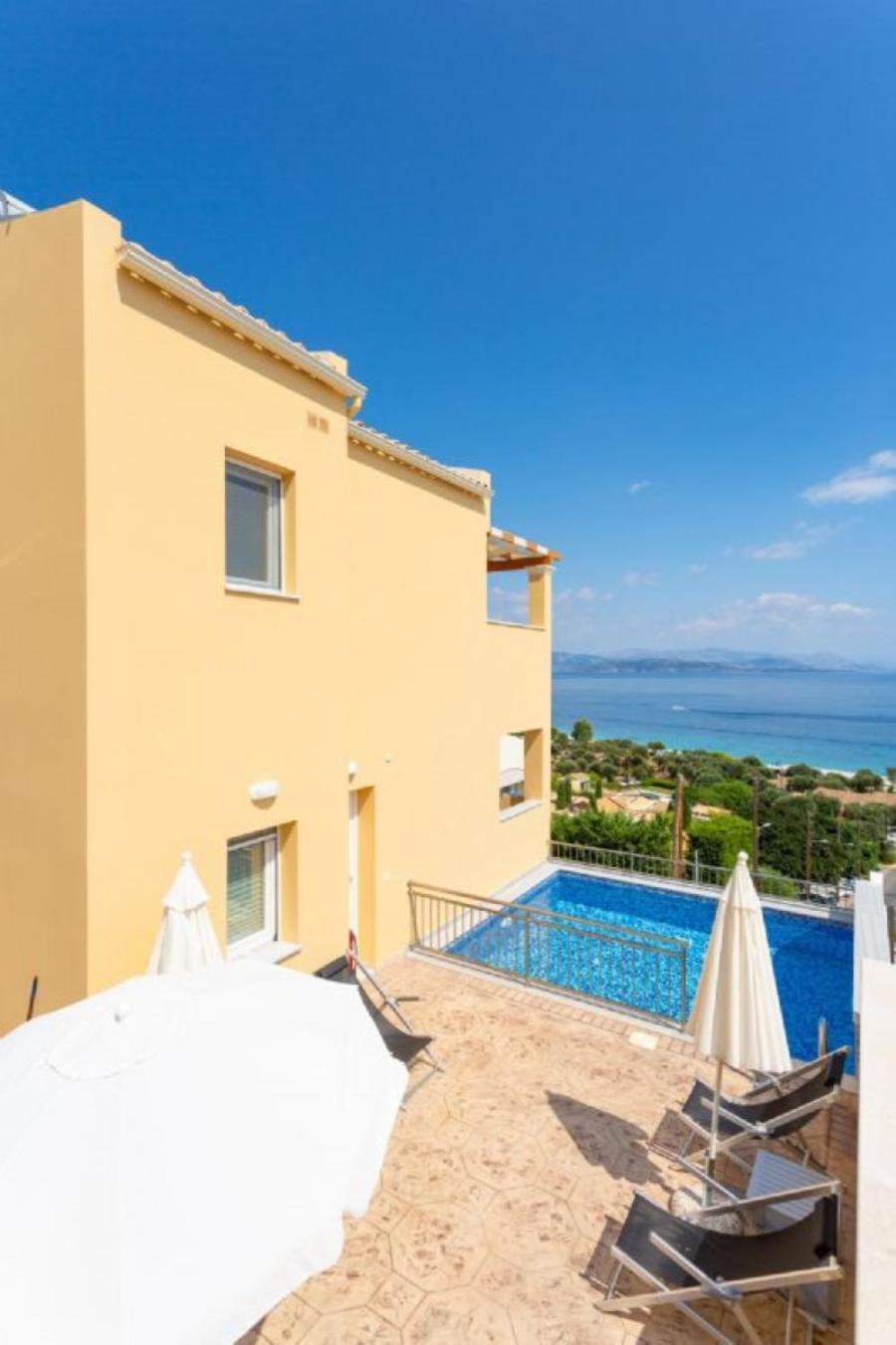 Corfu Sea View Villa - Aurora Barbati Exteriör bild