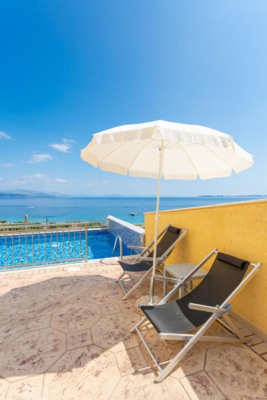 Corfu Sea View Villa - Aurora Barbati Exteriör bild