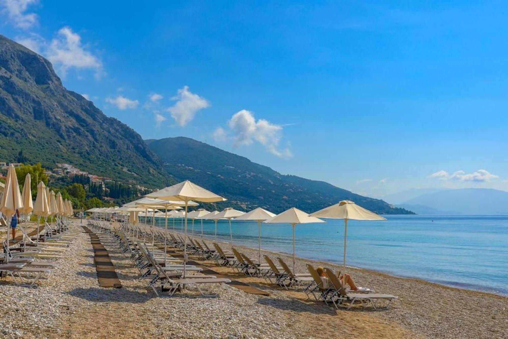Corfu Sea View Villa - Aurora Barbati Exteriör bild