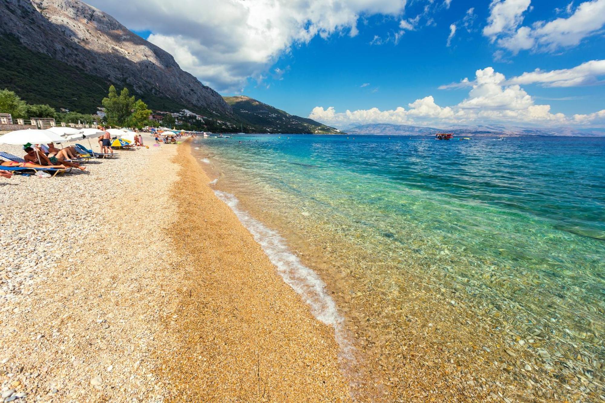 Corfu Sea View Villa - Aurora Barbati Exteriör bild